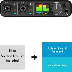 MOTU M2 USB Audio Interface + Ableton Live 10 - Lizenz Code