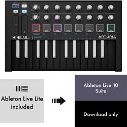 Arturia MiniLab MKII Inverted + Ableton Live 10 Suite