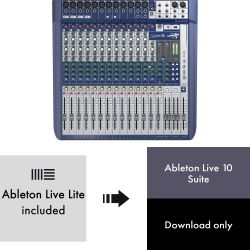 Soundcraft Signature 16 + Ableton Live 10 Suite