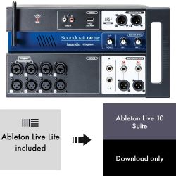 Soundcraft Ui12 + Ableton Live 10 Suite