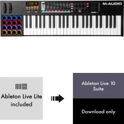 M-Audio Code 49 Black + Ableton Live 10 Suite