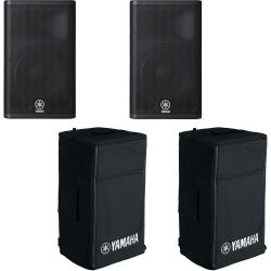 Yamaha DXR 12 Doppelpack + 2x Schutzhülle SET
