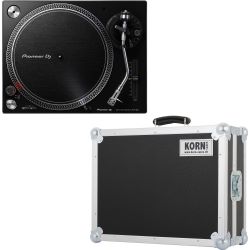Pioneer DJ PLX-500 K Schwarz Turntable + Case
