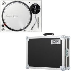 Pioneer DJ PLX-500 W Weiß Turntable + Case