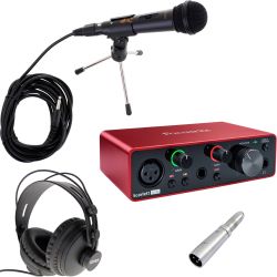 Focusrite Scarlett Solo 3rd Gen Podcast Set