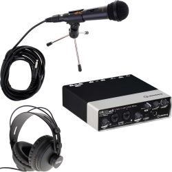 Steinberg UR22 MKII USB AI +  MIDI I/O + iPad Support Podcast Set