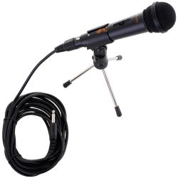 KORN Mikrofon + 6m Kabel + Klammer + Tischstativ