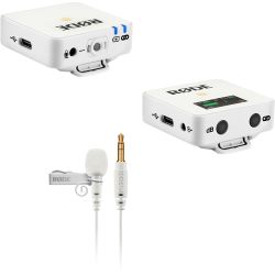 Rode Wireless GO White + Lavalier GO White Mic