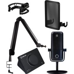Elgato Wave XLR + Wave:1 + Mic Arm High + Mount + Pop Filter