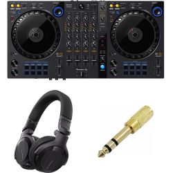 Pioneer DJ DDJ-FLX6 DJ Controller + Pioneer DJ Kopfhörer