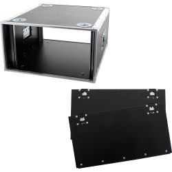 KORN Case 19 Zoll Rack 6 HE / 60 cm Hexa + 2x Deckel