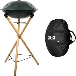 Sela Harmony Handpan D Kurd + Bag + Ständer