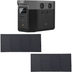 EcoFlow Delta Max (1600) + 2x EcoFlow 400W Solar Panel