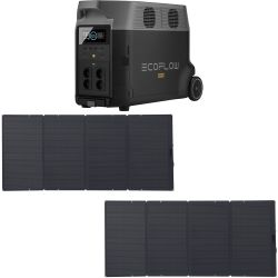 EcoFlow Delta Pro + 2x EcoFlow 400W Solar Panel