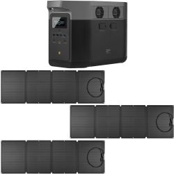 EcoFlow Delta Max (2000) + 3x EcoFlow 110W Solar Panel