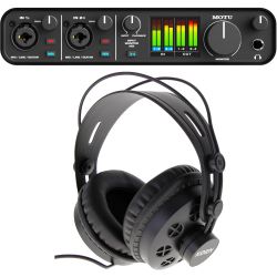 MOTU M4 USB Audio Interface + DK-880 Studiokopfhörer
