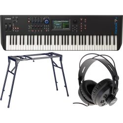 Yamaha MODX7+ + STAGG Keyboardständer Tisch + Studiokopfhörer