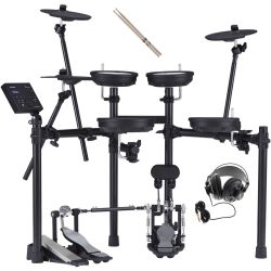 Roland TD-07DMK E-Drum Set + Studiokopfhörer + Drumsticks
