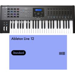 Arturia KeyLab 49 MKII Schwarz + Ableton Live 12