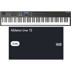 Arturia KeyLab Essential 88 BE Black Edition + Ableton Live 12 Suite