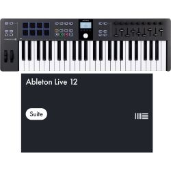 Arturia KeyLab Essential 49 MK3 Black + Ableton Live 12 Suite