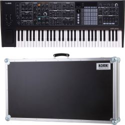 Arturia PolyBrute Noir Analog Synthesizer + Hardcase