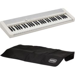 Casio CT-S1 WE Keyboard + Keyboardabdeckung