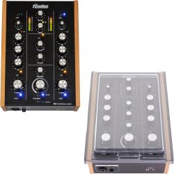 Headliner R2 2-Kanal Rotary DJ-Mixer + Staubschutzcover
