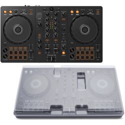 Pioneer DJ DDJ-FLX4 DJ Controller + Staubschutzcover