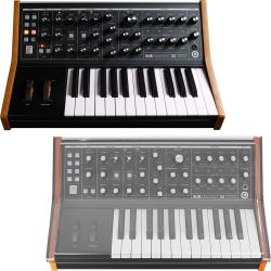 Moog Subsequent 25 Synthesizer + Staubschutzcover