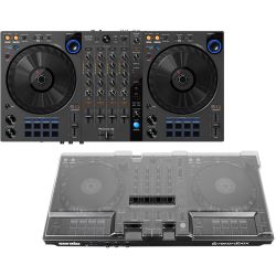 Pioneer DJ DDJ-FLX6-GT DJ Controller + Staubschutzcover