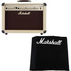 Marshall AS 50 D C Acoustic Soloist Creme + Marshall Schutzhülle 25 für AS50D