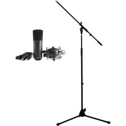 TIE Studio Kondensator Mikrofon USB + Stativ