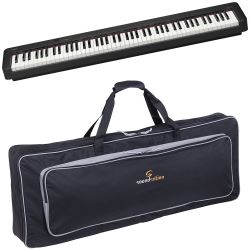 Casio CDP-S110 BK Stage Piano + Soundsation SB88 Keyboardtasche mit Seitenfach