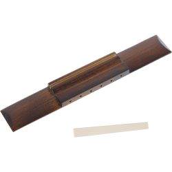 Gitarrensteg für Konzertgitarre 4/4 Akazie + Stegeinlage
