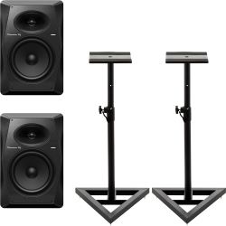 Pioneer DJ VM-80 Studiomonitor Stativ Set