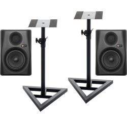 Monkey Banana Gibbon 5 black Studiomonitor Stativ Set