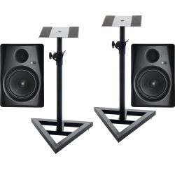 Monkey Banana Gibbon 8 black Studiomonitor Stativ Set