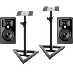 JBL LSR 305P MKII Studiomonitor Stativ Set