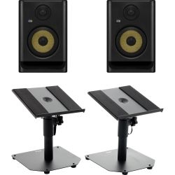 KRK RP5 ROKIT G5 Studiomonitor Tischstativ Set