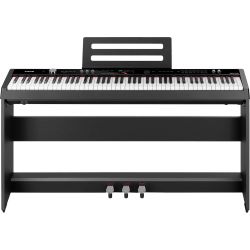 NUX NPK-20 Digitalpiano Schwarz + NUX NPS-1 Ständer für NPK-20 Schwarz