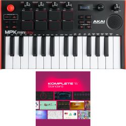 Akai Professional MPK mini Play MK3 + KOMPLETE 15 Lizenz Code