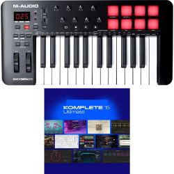 M-Audio Oxygen 25 MK V + KOMPLETE 15 Ultimate Lizenz Code