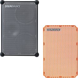 Soundboks Gen 4 Metallic Grey + Front Grill Orange