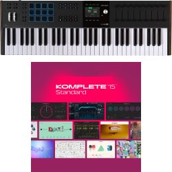 Arturia KeyLab 61 MKIII Schwarz + KOMPLETE 15 Lizenz Code