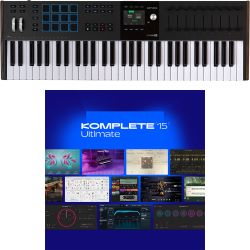 Arturia KeyLab 61 MKIII Schwarz + KOMPLETE 15 Ultimate Lizenz Code