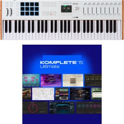 Arturia KeyLab 61 MKIII Weiß + KOMPLETE 15 Ultimate Lizenz Code