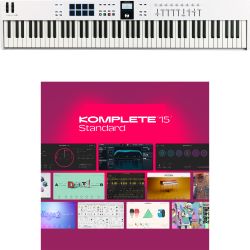 Arturia KeyLab Essential 88 MK3 White + KOMPLETE 15 Lizenz Code