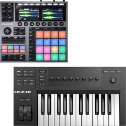 Native Instruments MASCHINE+ | MASCHINE Plus + KOMPLETE KONTROL A25