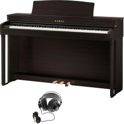 Kawai CN-301 R Rosenholz Digitalpiano + Kopfhörer
